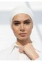 Hat under Veil Transparent Back - White - 2