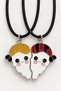 Best Friends Figurine Pair Necklace – Multicolored Pair Necklace - 3