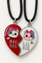 Best Friends Figurine Pair Necklace – Multicolored Pair Necklace