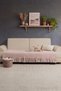 Leylani Ruffled Sofa Cover | Vintage Sofa, Divan, Daybed, and Armchair Cover - Bedspread | 95 x 210 cm - 2