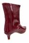 Women's Patent Leather Pointed-Toe Ankle Boots with Thin, Stiletto Heels - 3