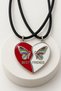 Best Friends Figurine Pair Necklace – Multicolored Pair Necklace - 2