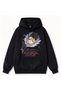 Hunter x Hunter Anime-Printed Cotton 3-Ply Brushed Inside Oversized Sweatshirt