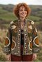 Women's Suzani Embroidered Velvet Jacket – Ethnic Bohemian Design - 5