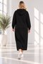 WOMEN'S BATTAL SIZE COTTON JERSEY HOODED DRESS - 6