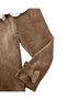 Girls' Winter 3-Ply Sweatshirt with Floral Embroidery and Brushed Inside Velvet Pants Set for 6, 9, 12, 18, and 24 Months - 5