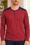 100% Cotton Men's Pajama Set, Long-Sleeved, Relaxed Fit - 3