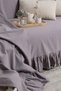 Leylani Ruffled Sofa Cover | Vintage Sofa, Divan, Daybed, and Armchair Cover - Bedspread | 170 x 210 cm | 100% Cotton - 3