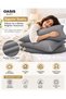 Premium Microfiber Pillowcase, Pack of 1, Soft Breathable Wrinkle-Resistant Pillow Cover with Envelope Closure, Easy-Care Bedding for Home & Hotel. - 5