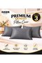 Premium Microfiber Pillowcase, Pack of 1, Soft Breathable Wrinkle-Resistant Pillow Cover with Envelope Closure, Easy-Care Bedding for Home & Hotel.