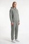 3-Thread 2-Piece Women's Sweatsuit Set with Side Pockets, Fleece-Lined Top and Bottom - 7