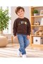 Boys' Sweatshirt: Colorful Print, Crew Neck, Long-Sleeved, Casual Sweatshirt