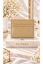 7-Compartment Slim-Design Gold-Colored Glittery Card Holder & Wallet - 3