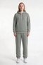 3-Thread 2-Piece Women's Sweatsuit Set with Side Pockets, Fleece-Lined Top and Bottom - 5