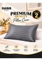 Premium Microfiber Pillowcase, Pack of 1, Soft Breathable Wrinkle-Resistant Pillow Cover with Envelope Closure, Easy-Care Bedding for Home & Hotel.