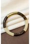 Acrylic Bamboo Boho-Chic Elasticated Colorful Bone Bracelet