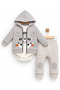 Leopard-Print Baby Boy Outfit - 3