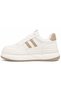 Elora Beige Platform Sole Ultra Lightweight Unisex Sneakers - 3