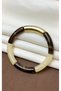 Acrylic Bamboo Boho-Chic Elasticated Colorful Bone Bracelet - 2