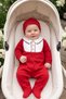 Boys' Baby Romper Set with Booties and Hat, 2-Piece Set, Long-Sleeved, Snap-Fastened, 3–6 Months - 6