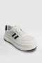 Women's Lace-Up Sneakers: Comfortable for Everyday Urban Use—Black Shoes - 2