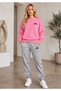 ZERO-NECK BRUSHED INSIDE CHARDON TRACK SUIT, SEASONAL, WITH "ALO" PRINT—WOMEN'S / MEN'S UNISEX STYLE
