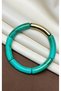 Acrylic Bamboo Boho-Chic Elasticated Colorful Bone Bracelet