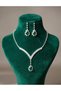 Valide Sultan Necklace and Earrings with Green Stalactites - 2