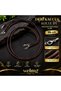 Necklace cord, 70 cm; 3 brown leather-rubber necklace cords