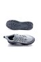 Lightweight Men's Walking and Running Sneakers in Gray and Blue (narrow fit) - 4