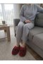 ANGRY FACE EMOJI DESIGN SOFT PLUSH HOUSE SLIPPERS WITH NON-SLIP SOLES—COMFORTABLE HOUSE SLIPPERS