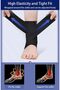 2 PCS Ankle Braces,Compression Sleeve Support Socks，XL - 2
