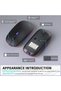 فأرة لاسلكية بتقنية البلوتوث 5.1، قابلة للشحن عبر USB، منفذ TYPE-C، فأرة لاسلكية 2.4 جيجاهرتز، فأرة بلوتوث صامتة للكمبيوتر المحمول والكمبيوتر الشخصي وآيبود ماك بوك، حركة سلسة، مريحة للاستخدام لفترات طويلة، لون أسود مع إضاءة RGB. - 6