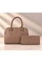 Women's Structured Satchel Handbag with Wallet