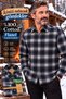 100% COTTON, RELAXED-FIT FLANNEL SHIRT