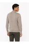 Men’s Polo Collar Sweater LF2043741 BEIGE - 2