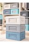 3-Piece Set: Multi-Purpose Organizer Bag + Storage Box with Clear Window and Lid, 50 x 30 x 25 cm - 3