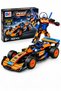 322-Piece Convertible Robot Formula 1 Car Building Set: 2-in-1 Pull-and-Release Building Blocks - 3