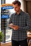 100% COTTON, RELAXED-FIT FLANNEL SHIRT - 2