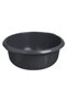 Round Plastic Basin Anthracite 33L