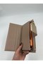 Large Glossy Leather Wallet with Phone Compartment - 4