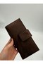 Large Suede Wallet with Phone Compartment