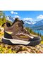 Children's Lace-Up Outdoor Trekking Boot with a Sporty Design and Fleece Lining