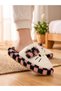 Soft Sole Plush House Slippers with a Kitten Design - 2