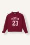 Crew Neck Striped Printed Sweatshirt for Girls I7535A826Wn
