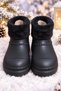 Bonny Kids' Black Waterproof EVA Winter Rain Boots with Plush Lining - 2