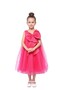 One-Shoulder Hot Pink Tulle Party Dress