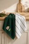 Boxed 2-Piece New Year's Embroidered Kitchen and Hand & Face Towel Set | 100% Cotton, 40x60 Dish Towel | Soft & Absorbent | New Year's Gift - 2