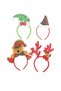 4 Pieces Christmas Headbands Party Santa for Xmas - 2