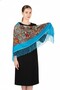 Imperial Midnight Garden Shawl – Blue Heritage Edition - 4